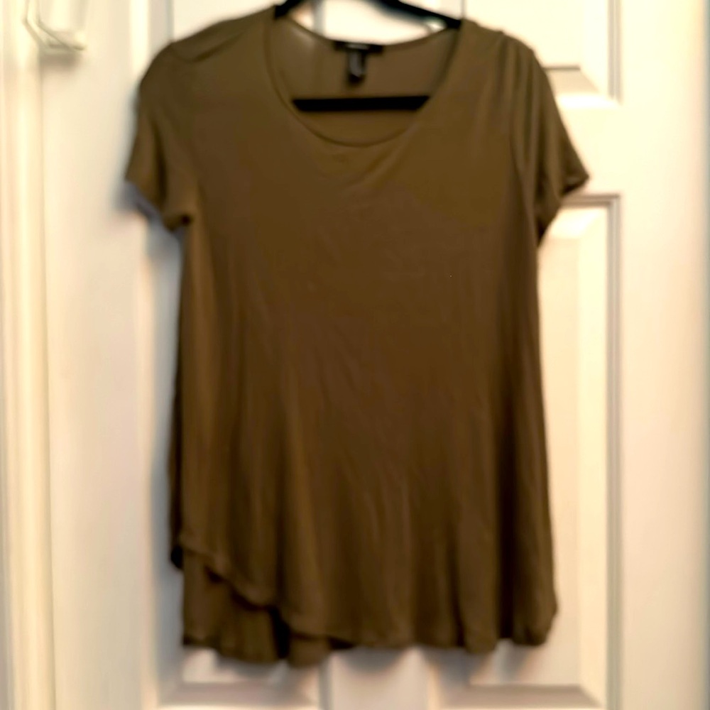Forever 21 green tshirt tunic